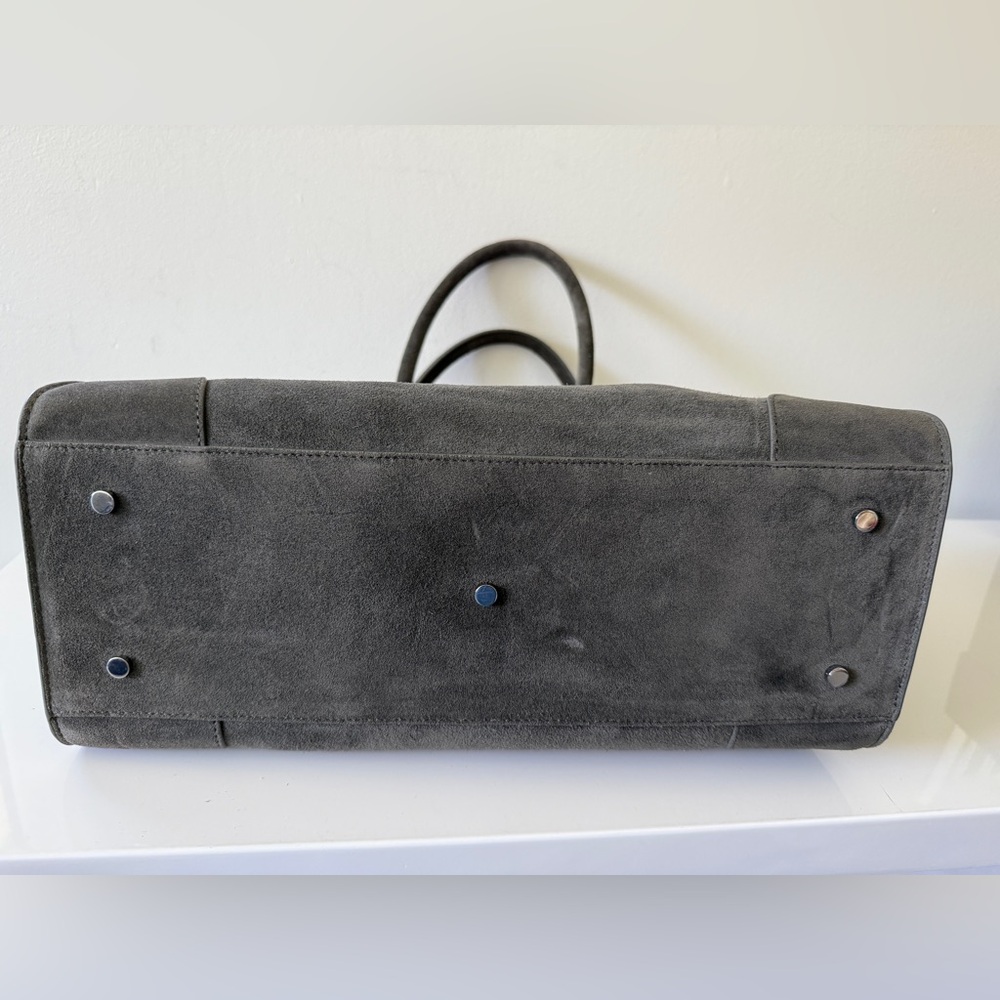 COS Gray Suede Shoulder Bag - Picture 6 of 8